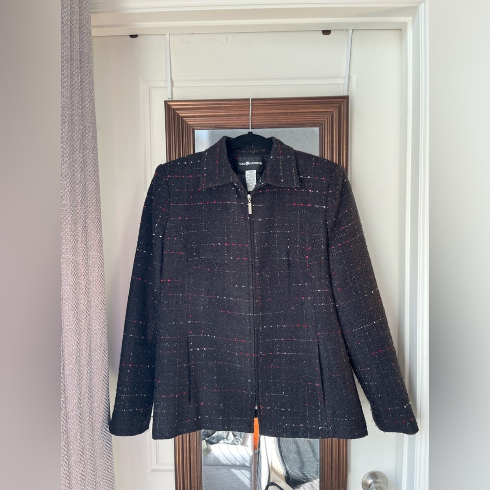 Sag Harbor Zippered Blazer